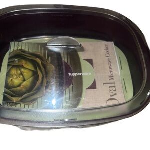 Tupperware Microwave Steamer‎ Cooker Stackable Oval- 6pcs- Used